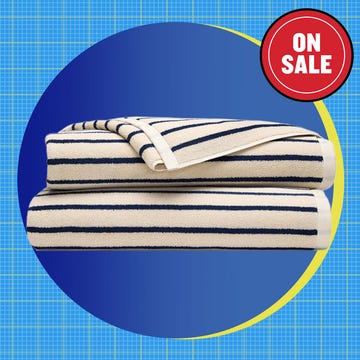 Towels and a bathrobe on sale. Towels and a bathrobe on sale.